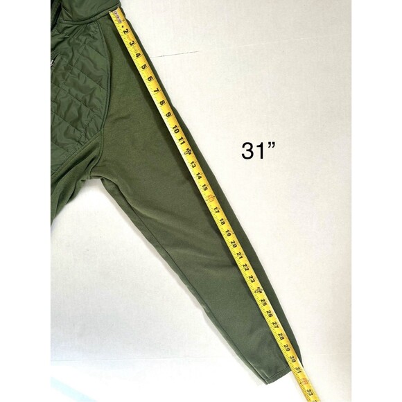 Orvis Men’s Full Zip Jacket Size Large Olive Green Quilted Lightweight - Picture 8 of 9